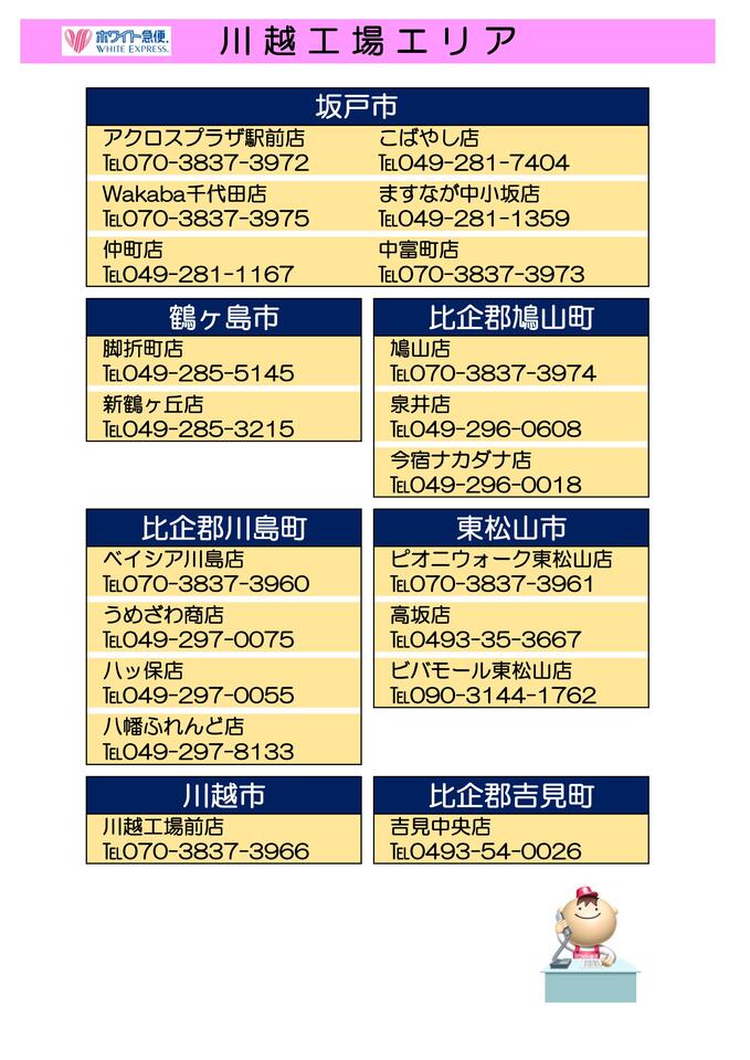 川越工場エリア